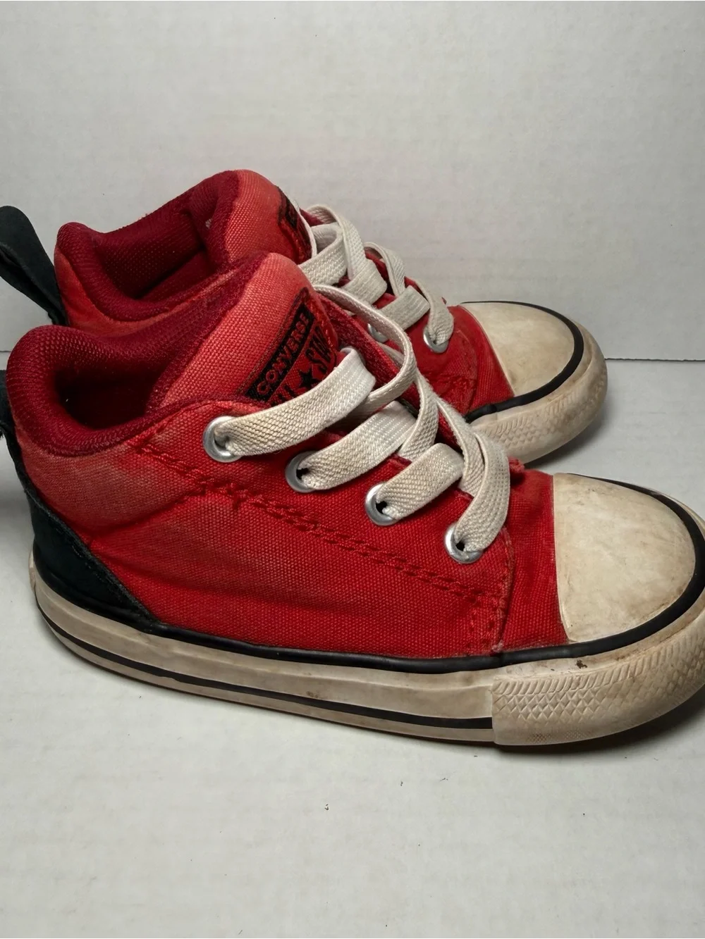 Converse Toddler Red All Star High Top Sneakers Size 6